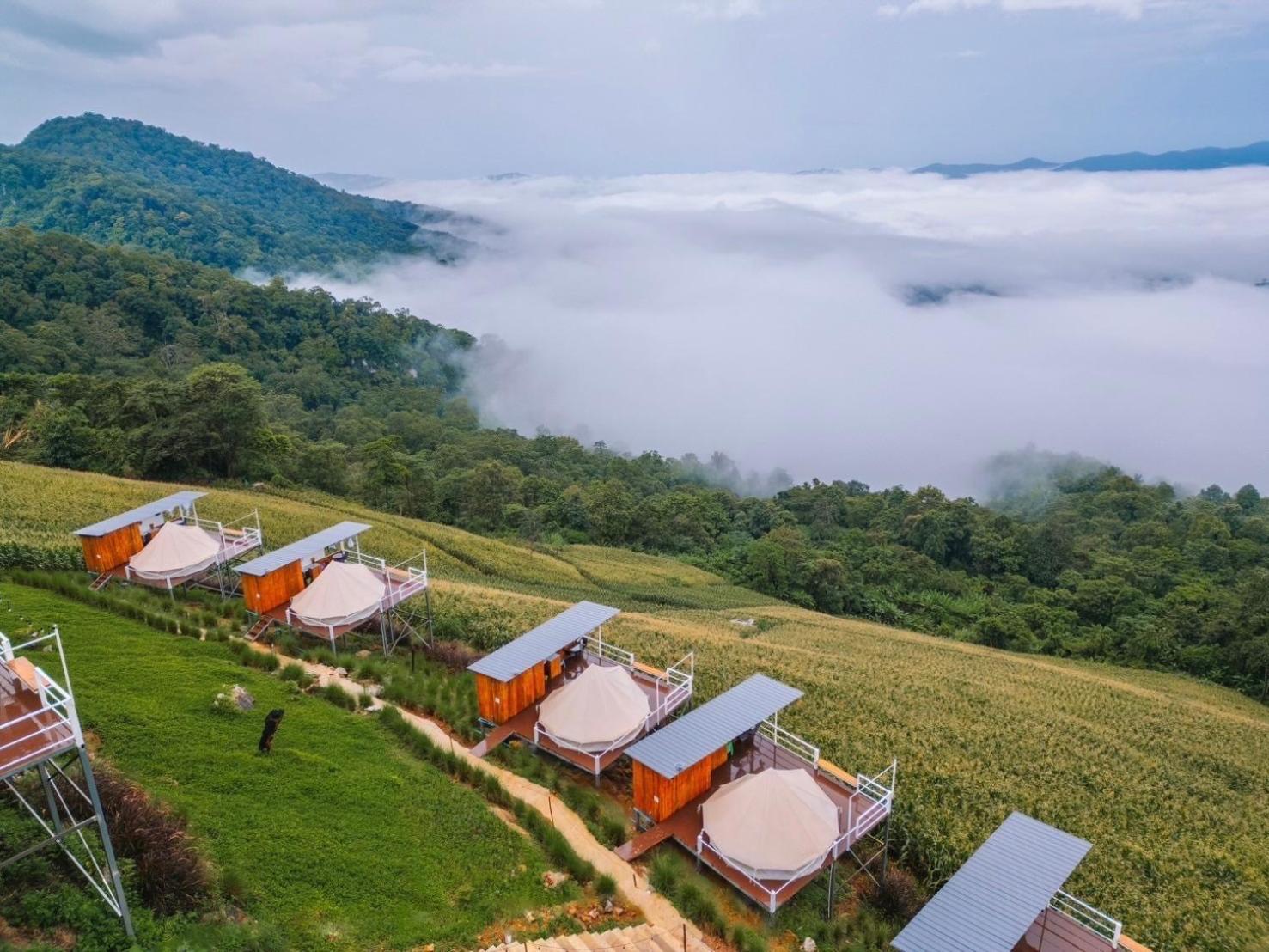 ชิวชิวแคมป์ ภูชี้ฟ้า Ban Huai Han Exterior foto