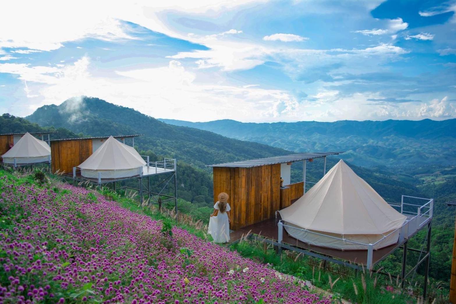 ชิวชิวแคมป์ ภูชี้ฟ้า Ban Huai Han Exterior foto