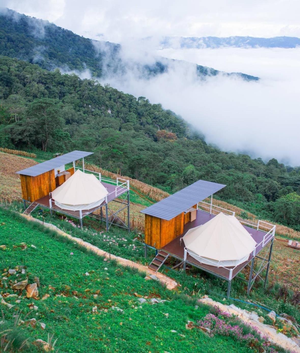 ชิวชิวแคมป์ ภูชี้ฟ้า Ban Huai Han Exterior foto